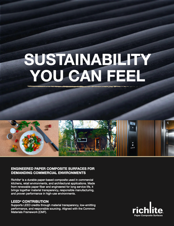 Richlite Sustainability One Sheet