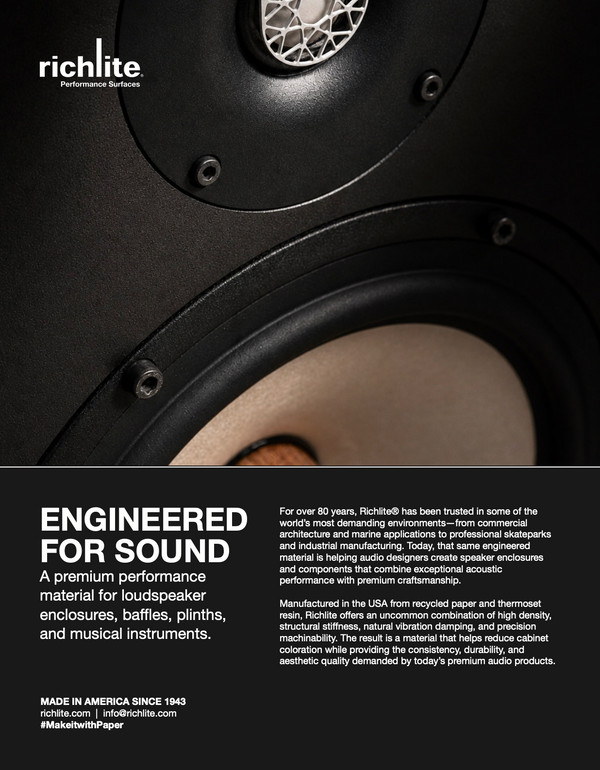 Richlite for Speakers Brochure